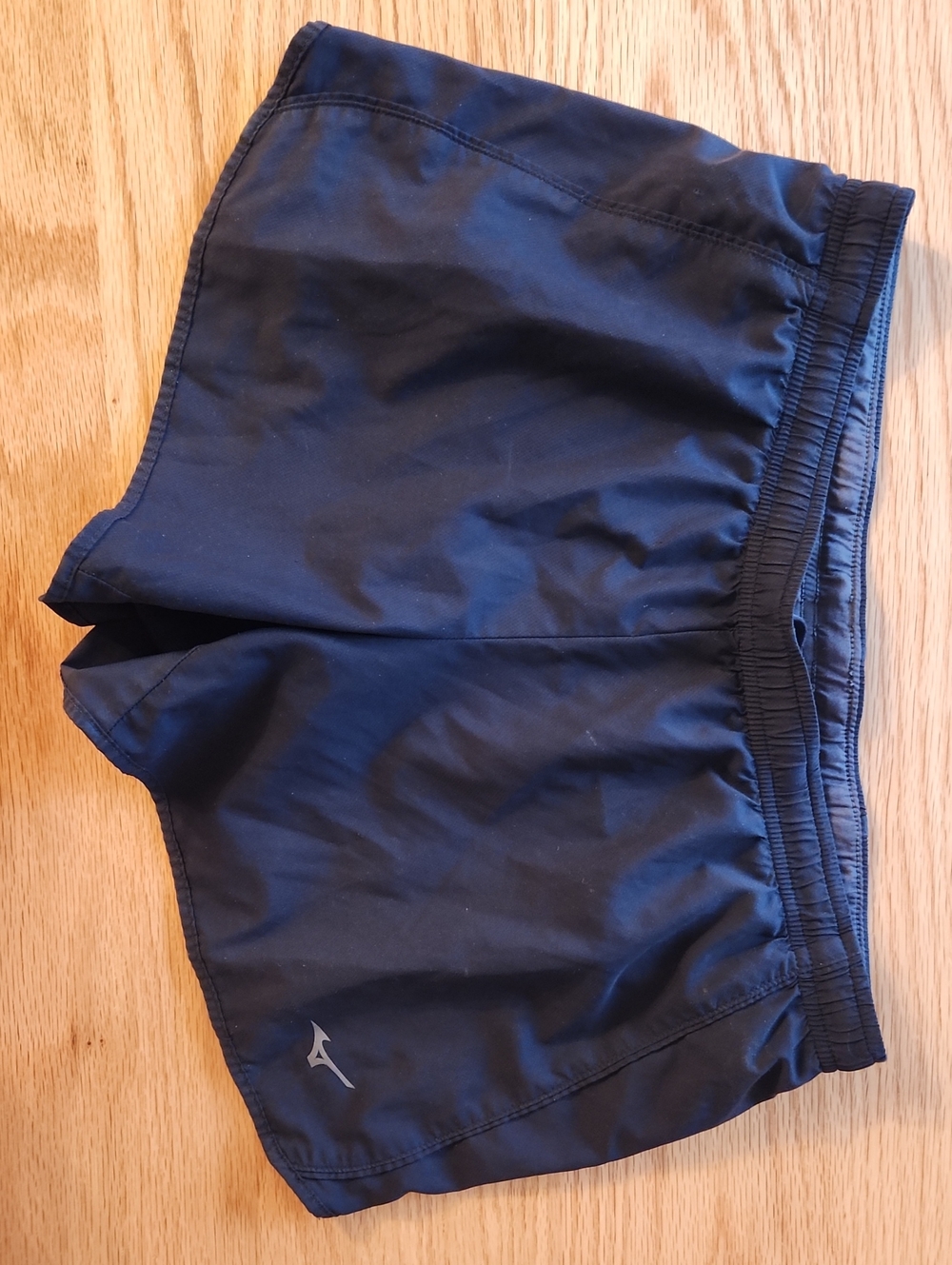 Mizuno Athletic Shorts Womens Medium Black Running Workout Gym